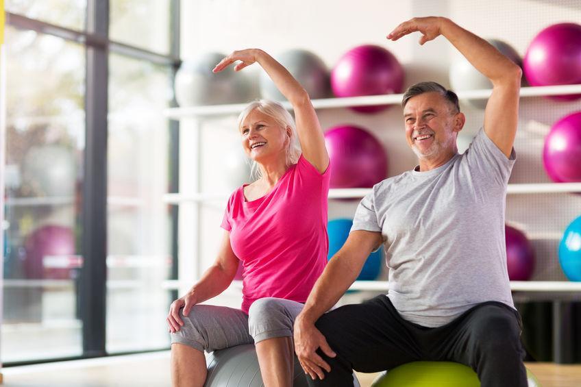 The connection between exercise, diet, and healthy aging